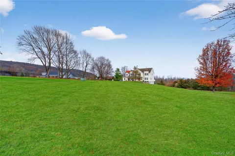 a view of a green field