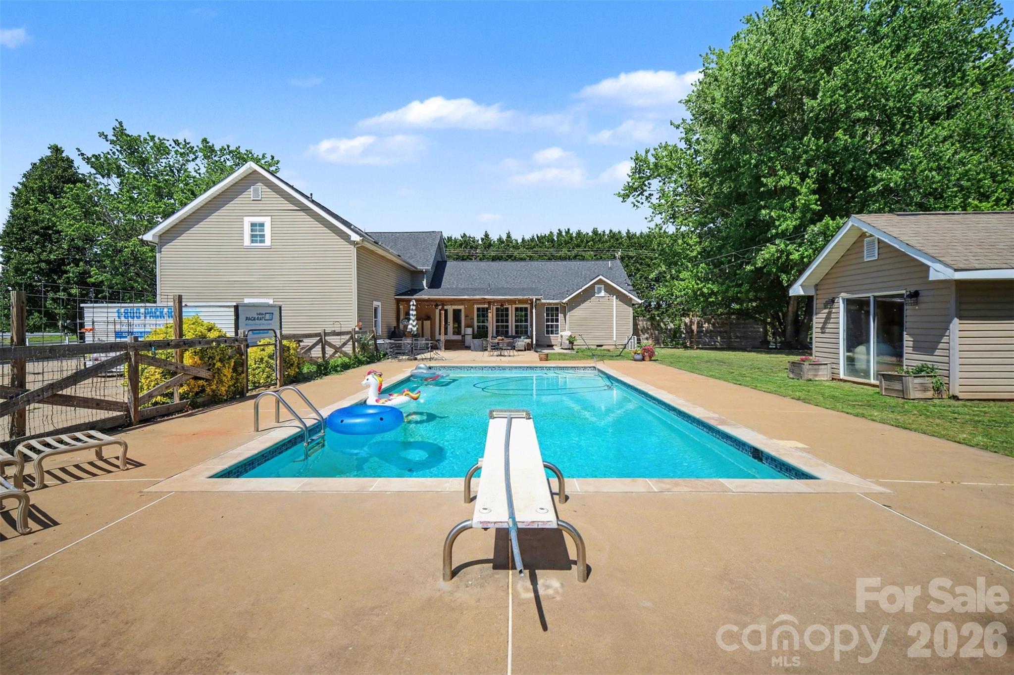 5226 Old Plank Road Iron Station, NC 28080 - Photo 36 of 45 a house view with a outdoor space