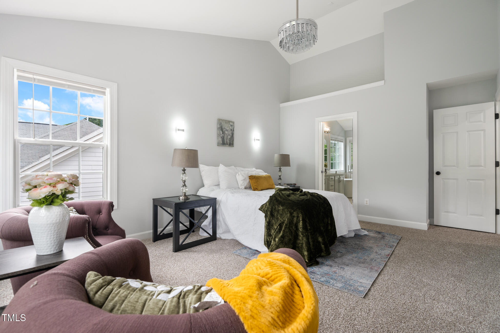 1604 Timber Wolf Drive Durham, NC 27713 - Photo 22 of 48 a living room with furniture and a large window