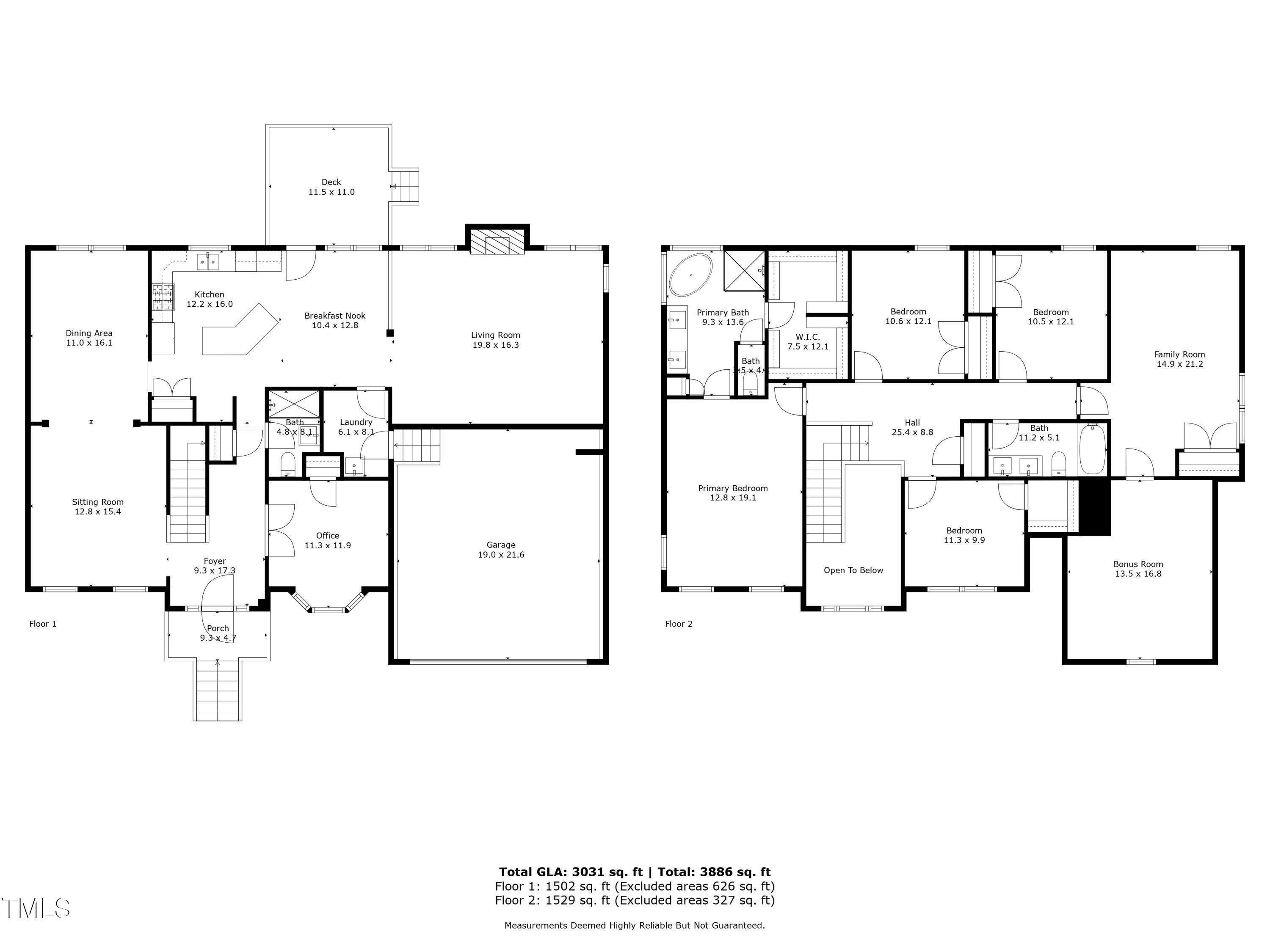 1604 Timber Wolf Drive Durham, NC 27713 - Photo 48 of 48 a picture of a floor plan