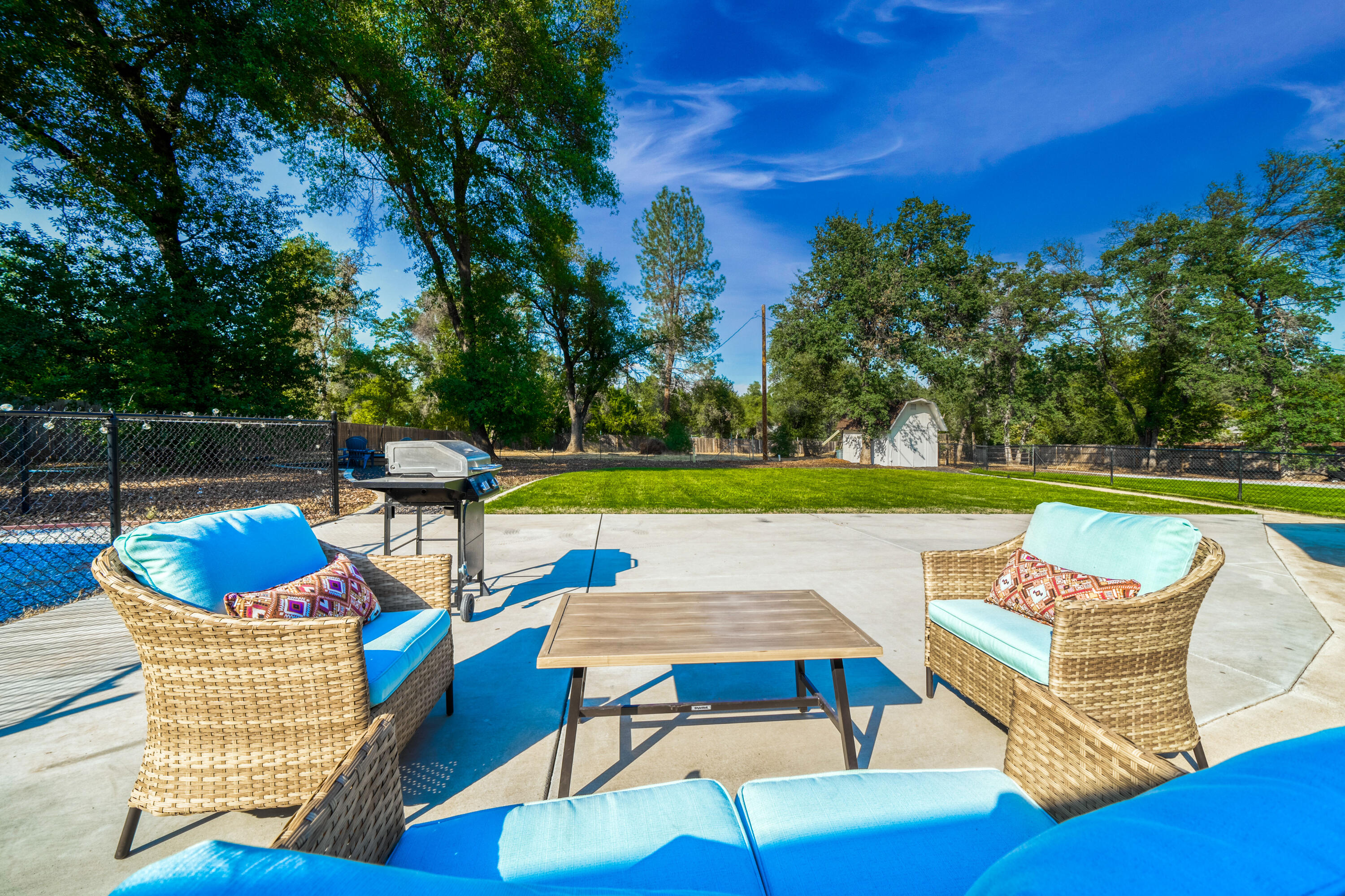 8631 Prospectors Road Redding, CA 96001 - Photo 9 of 41 swimming pool view with a seating space