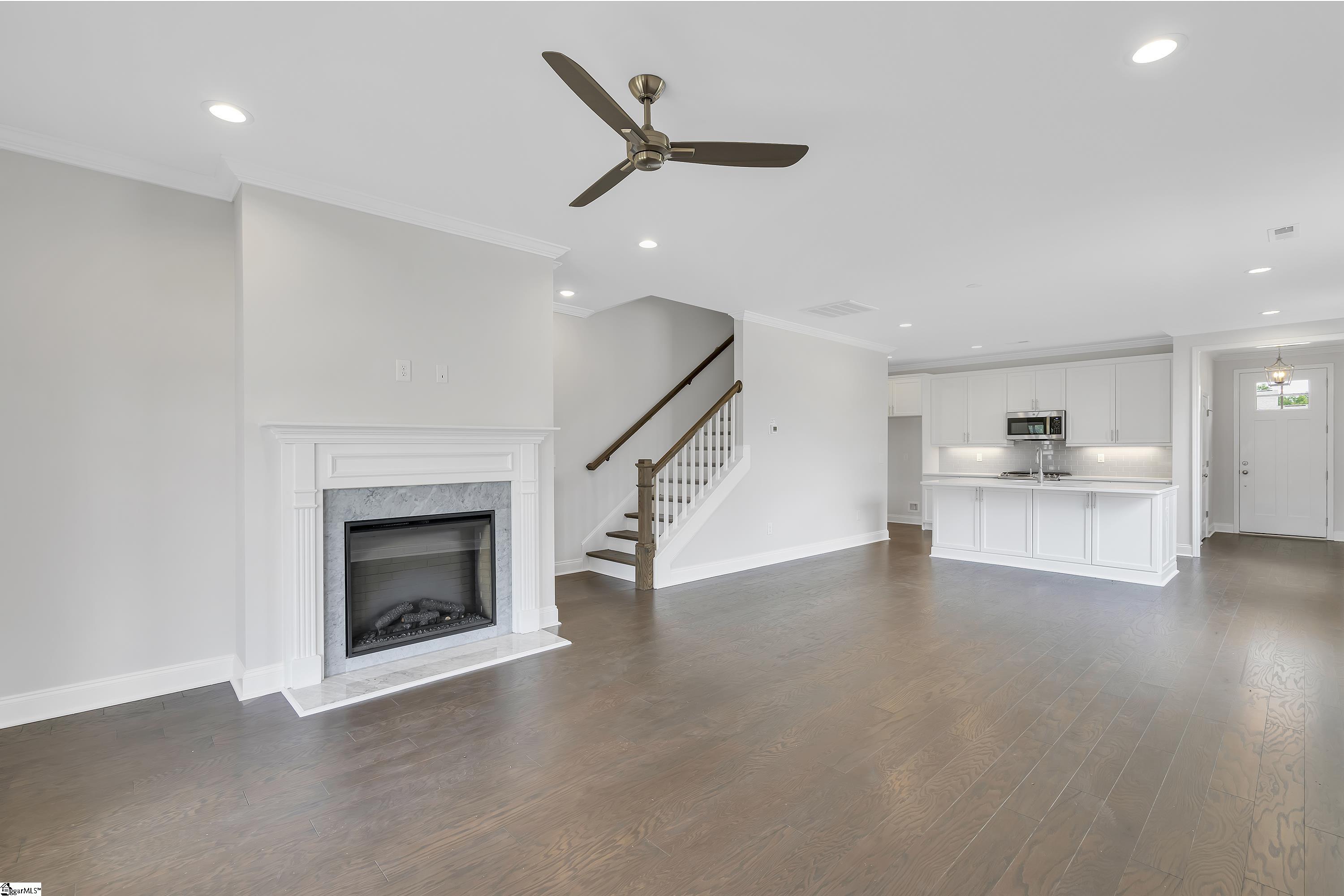 14 Red Lion Road, Unit SITE 12 Greenville, SC 29607 - Photo 3 of 25 oak hardwoods and electric fireplace