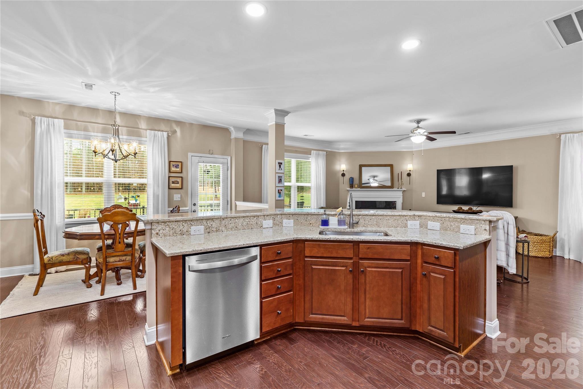106 Dayvault Cut Road Troutman, NC 28166 - Photo 11 of 48 a kitchen with a sink and cabinets