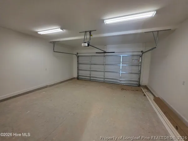 a view of a room with racks