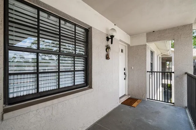 a view of a front door of the house