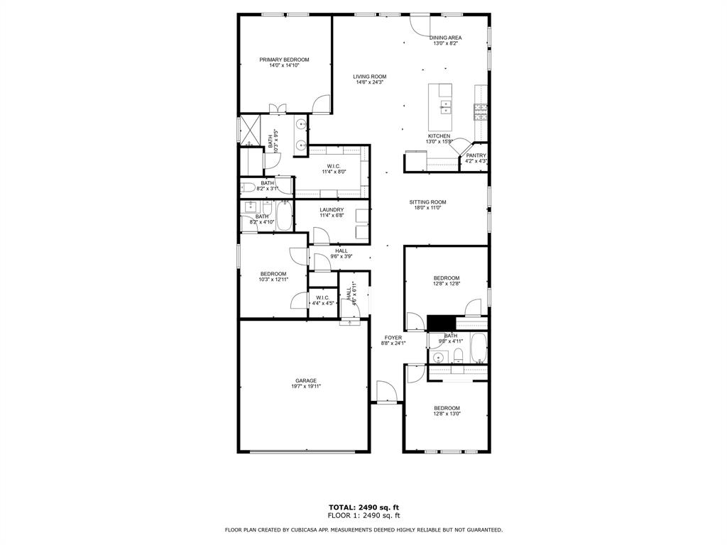 3112 Kingsgarden Road Denton, TX 76207 - Photo 38 of 38 Floor plan