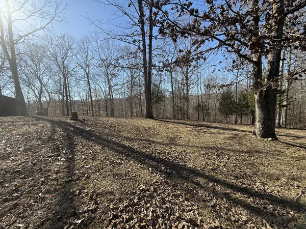 a backyard of a house