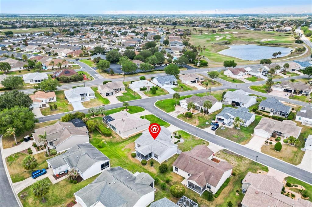 470 Oboe Way The Villages, FL 32162 - Photo 30 of 42 an aerial view of a city with lots of residential buildings