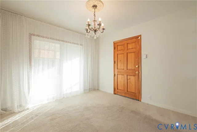 a view of an empty room with window