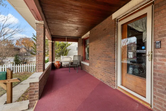 a view of balcony and patio