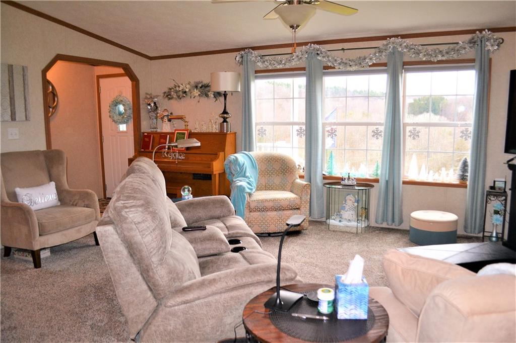 222 Toy Road Kittanning, PA 16201 - Photo 7 of 25 a living room with furniture and a large window