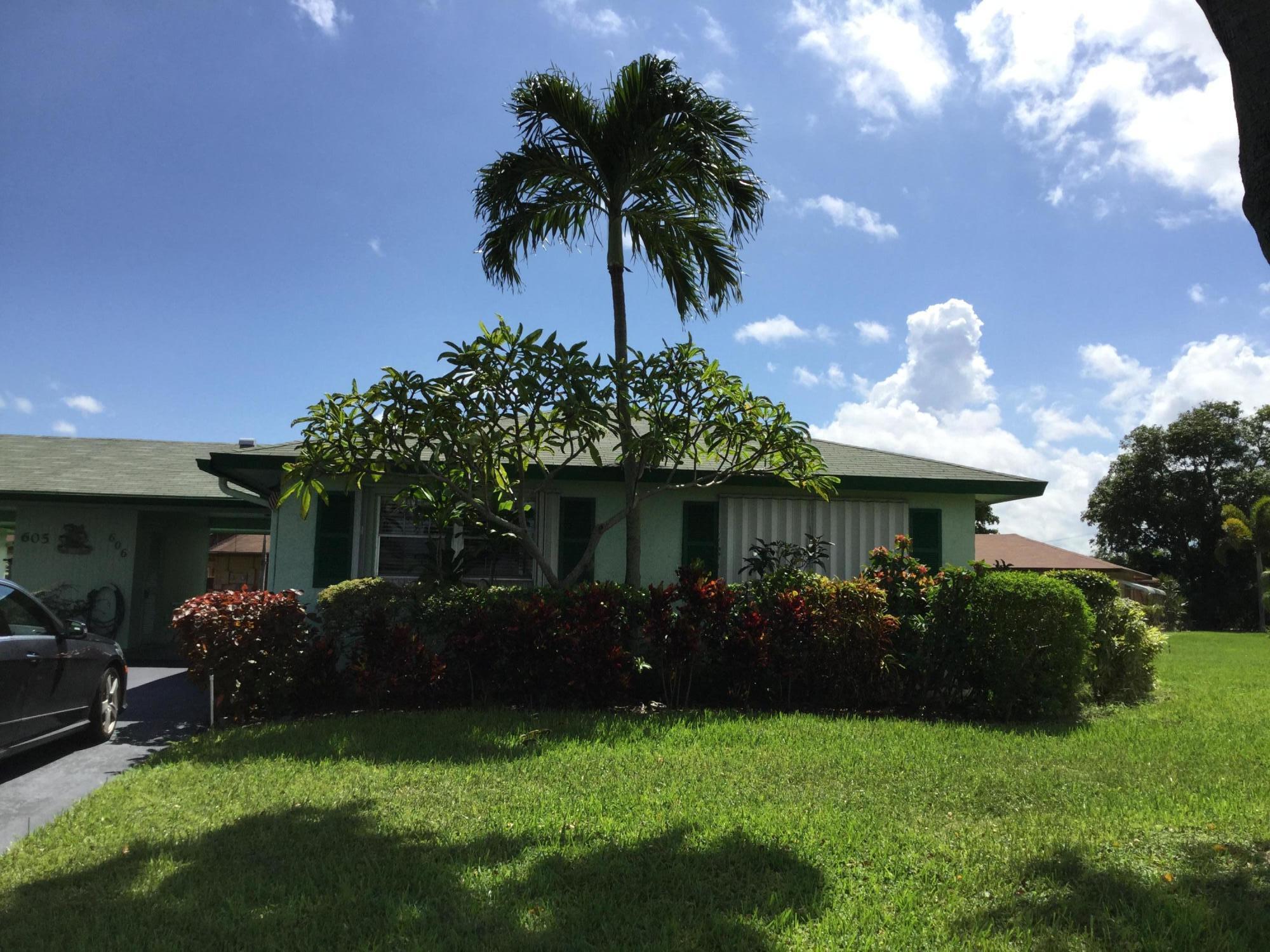 606 Hummingbird Lane Delray Beach, FL 33445 - Photo 5 of 43 FRONT ELEVATION