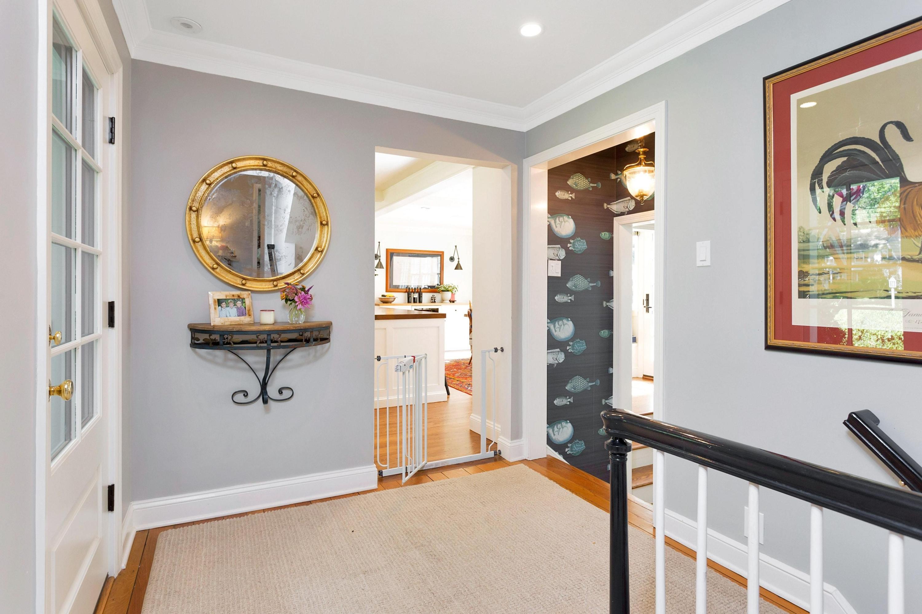 44 Deepwood Road Darien, CT 06820 - Photo 5 of 45 a view of a bedroom with wooden floor and windows