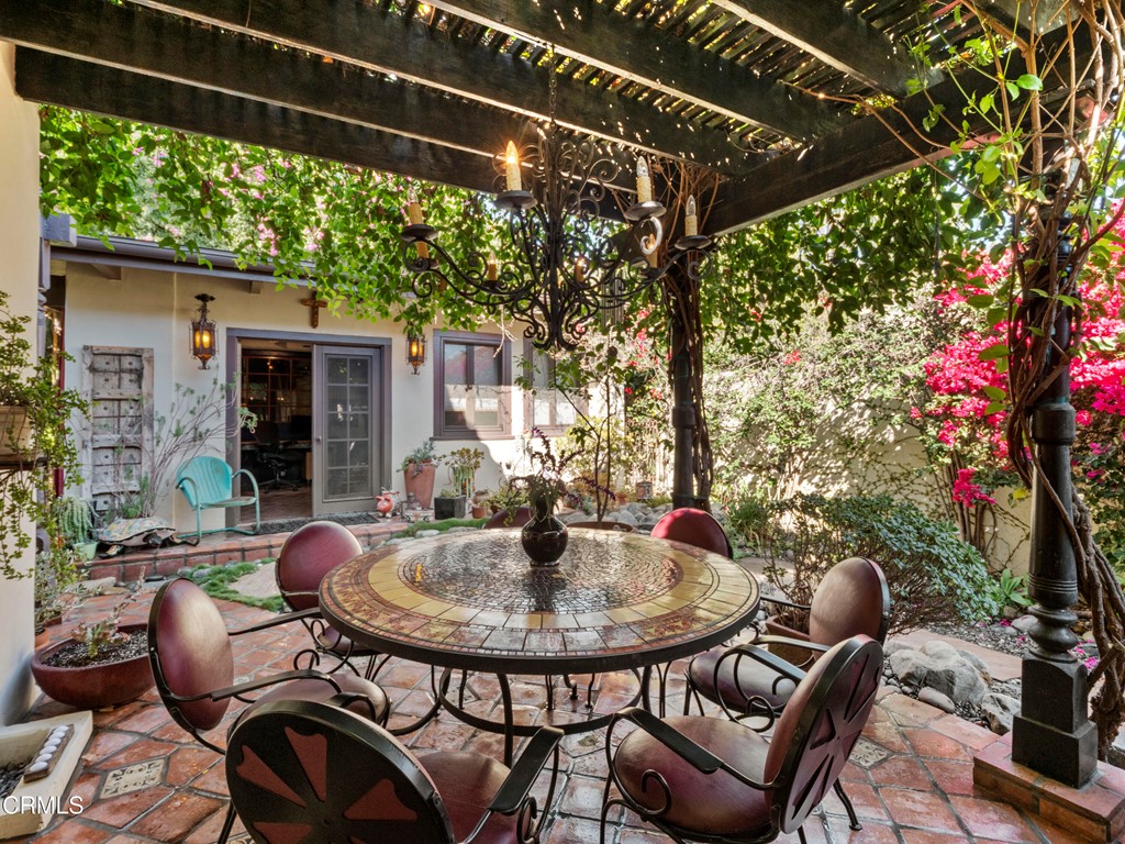 1505 Carroll Drive Altadena, CA 91001 - Photo 17 of 40 a table and chairs in patio of the house