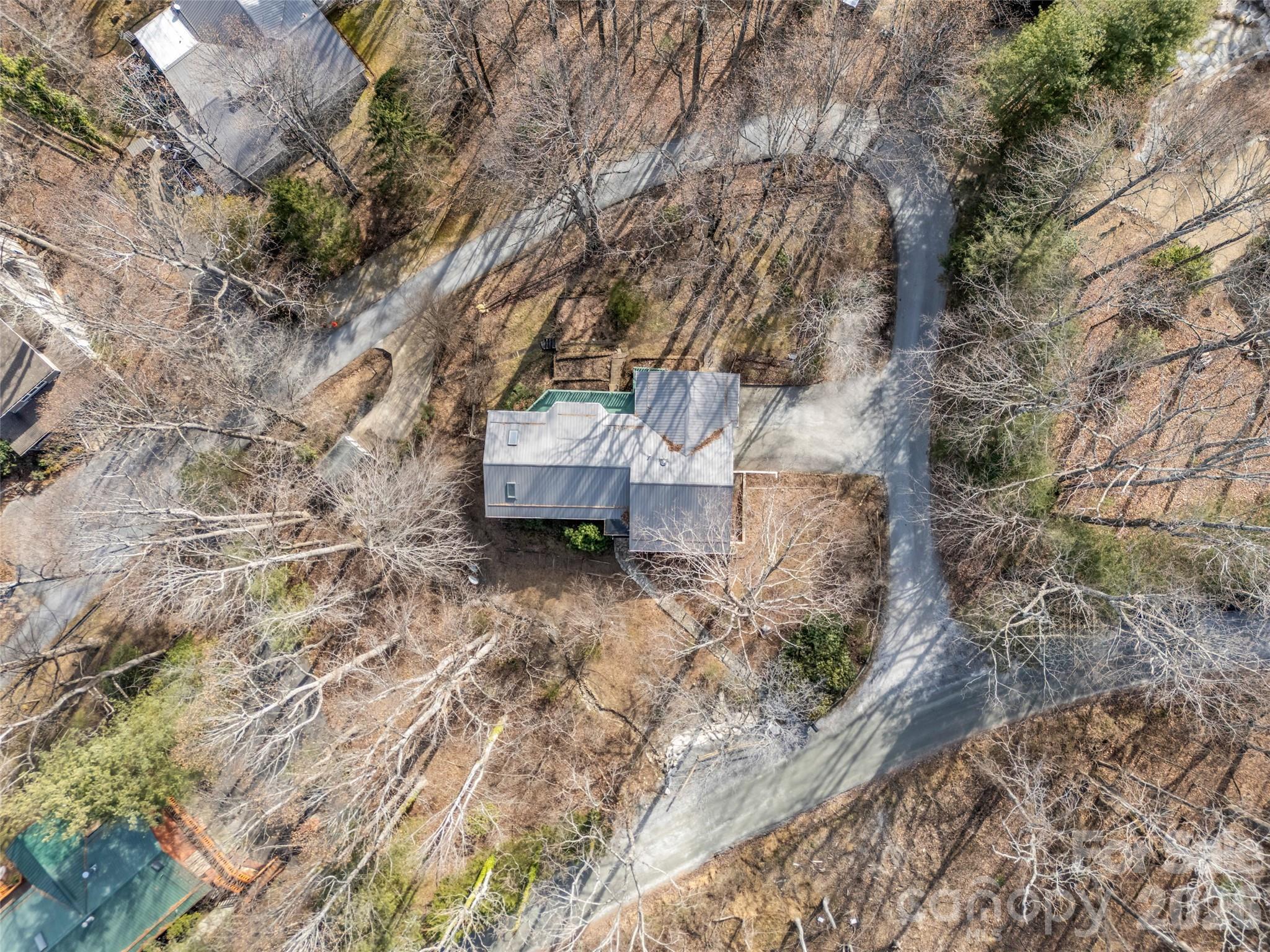1594 Indian Cave Road Hendersonville, NC 28739 - Photo 47 of 48 a view of a yard with large trees