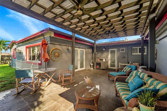 a man sitting on a bench in front of a building