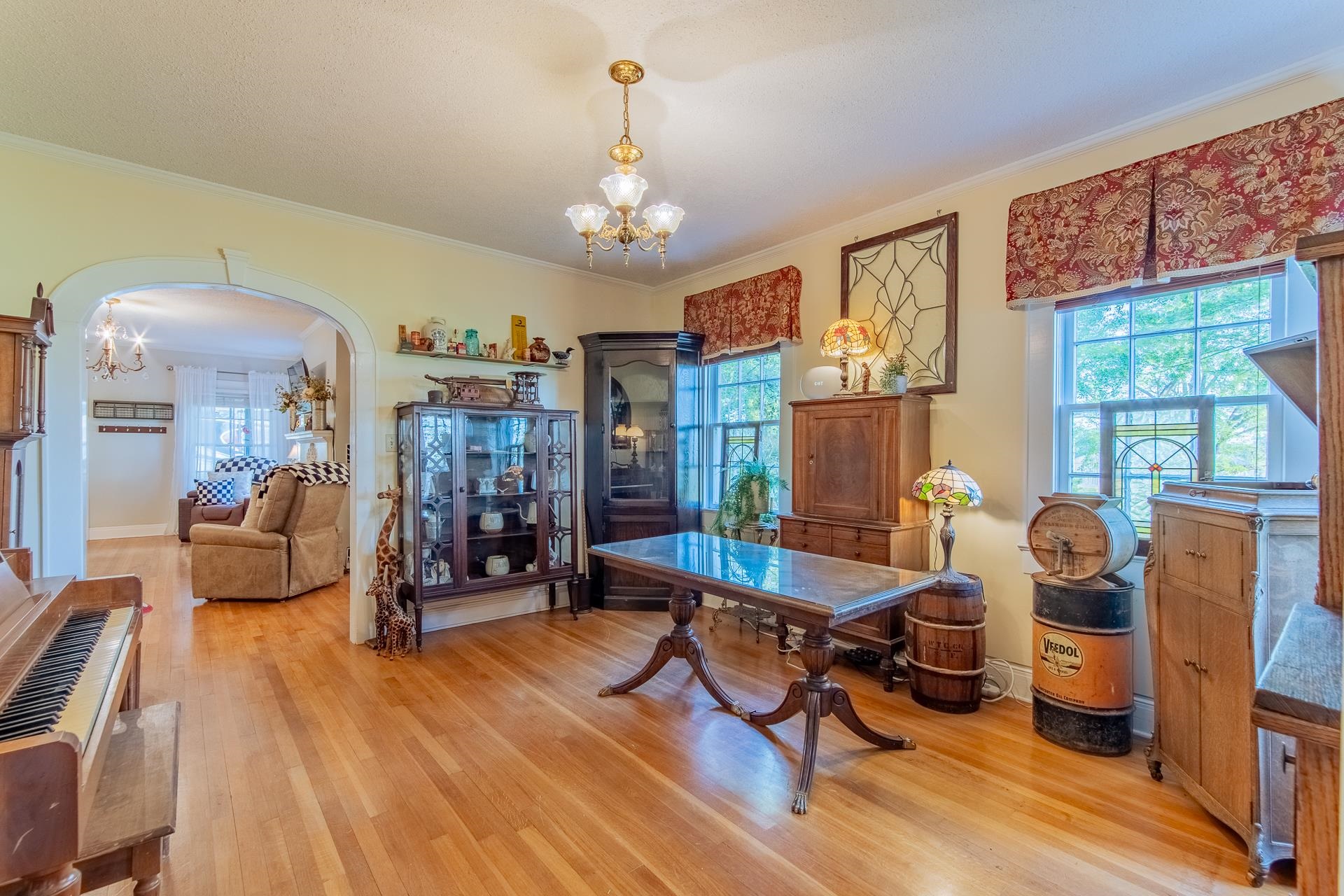 4083 57th Highway West Ramer, TN 38367 - Photo 7 of 40 a living room with furniture and a chandelier