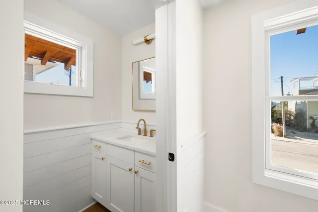 a view of a lake with building in front of it