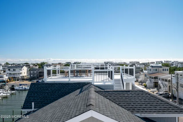 an aerial view of a ocean beach