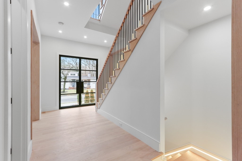 189 Hartman Road Newton, MA 02459 - Photo 13 of 38 a view of an entryway with staircase