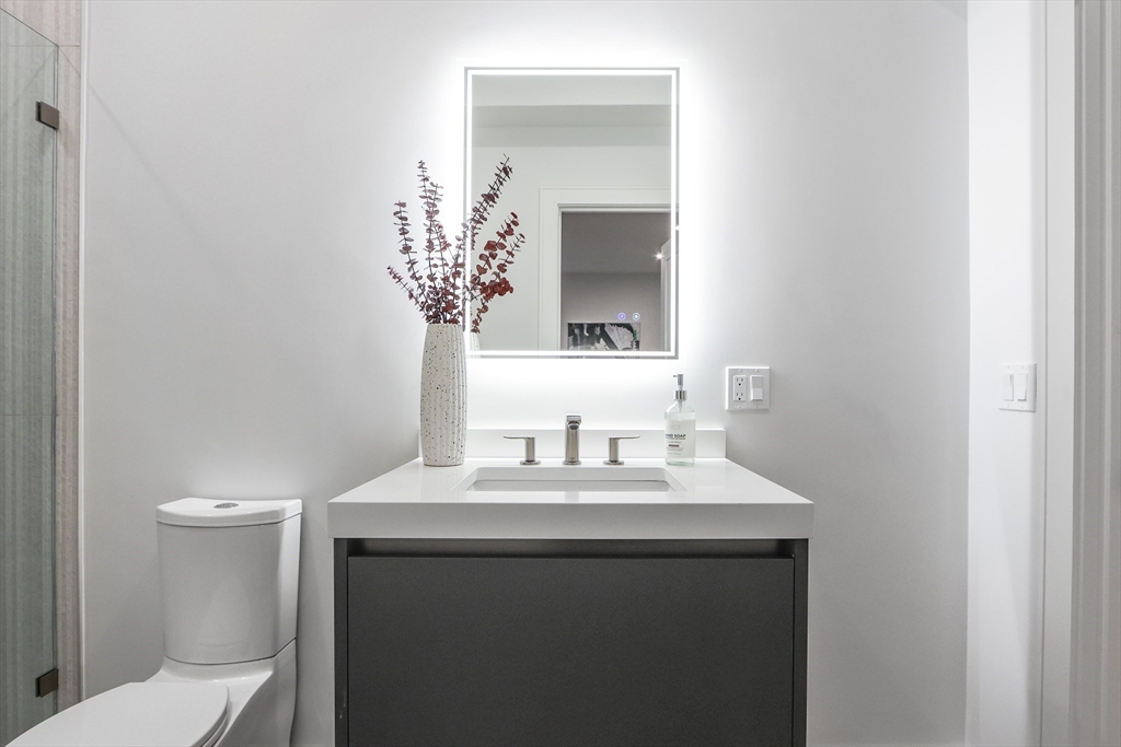 189 Hartman Road Newton, MA 02459 - Photo 33 of 38 a bathroom with a sink toilet and mirror