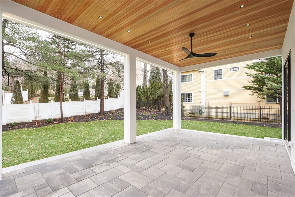 189 Hartman Road Newton, MA 02459 - Photo 38 of 38 a view of a house with backyard and porch