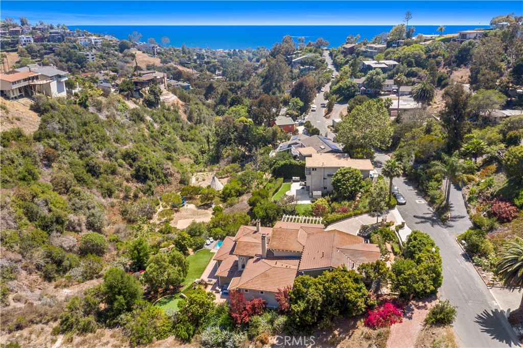 1339 Dunning Drive Laguna Beach, CA 92651 - Photo 4 of 42 an aerial view of a house with a yard