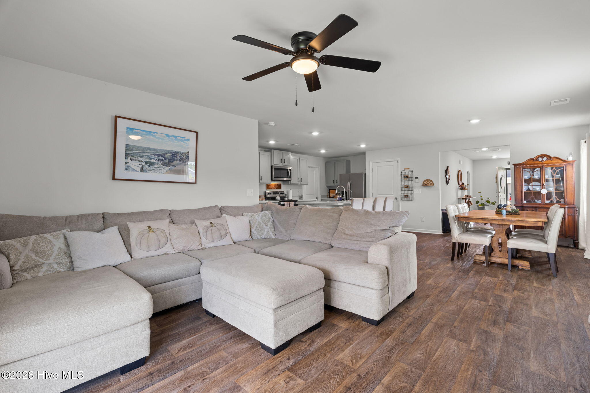 815 Buckeye Road Northeast, Unit 2176 Leland, NC 28451 - Photo 5 of 51 Open Living Area-Upgraded Ceiling Fans Throughout Home