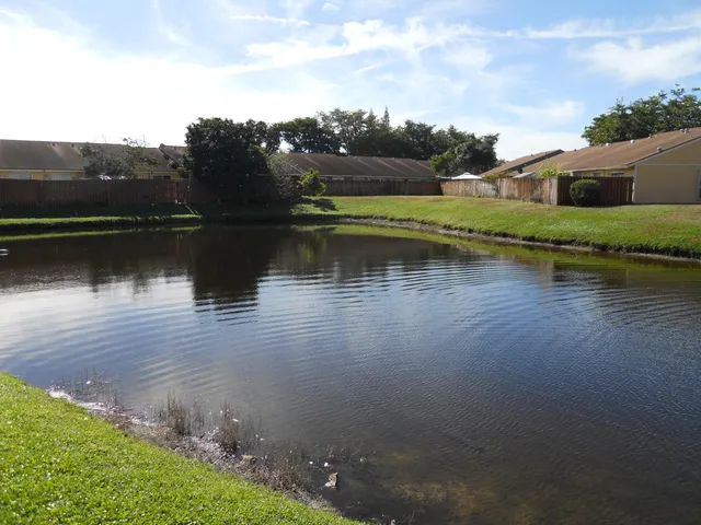 a backyard of a house