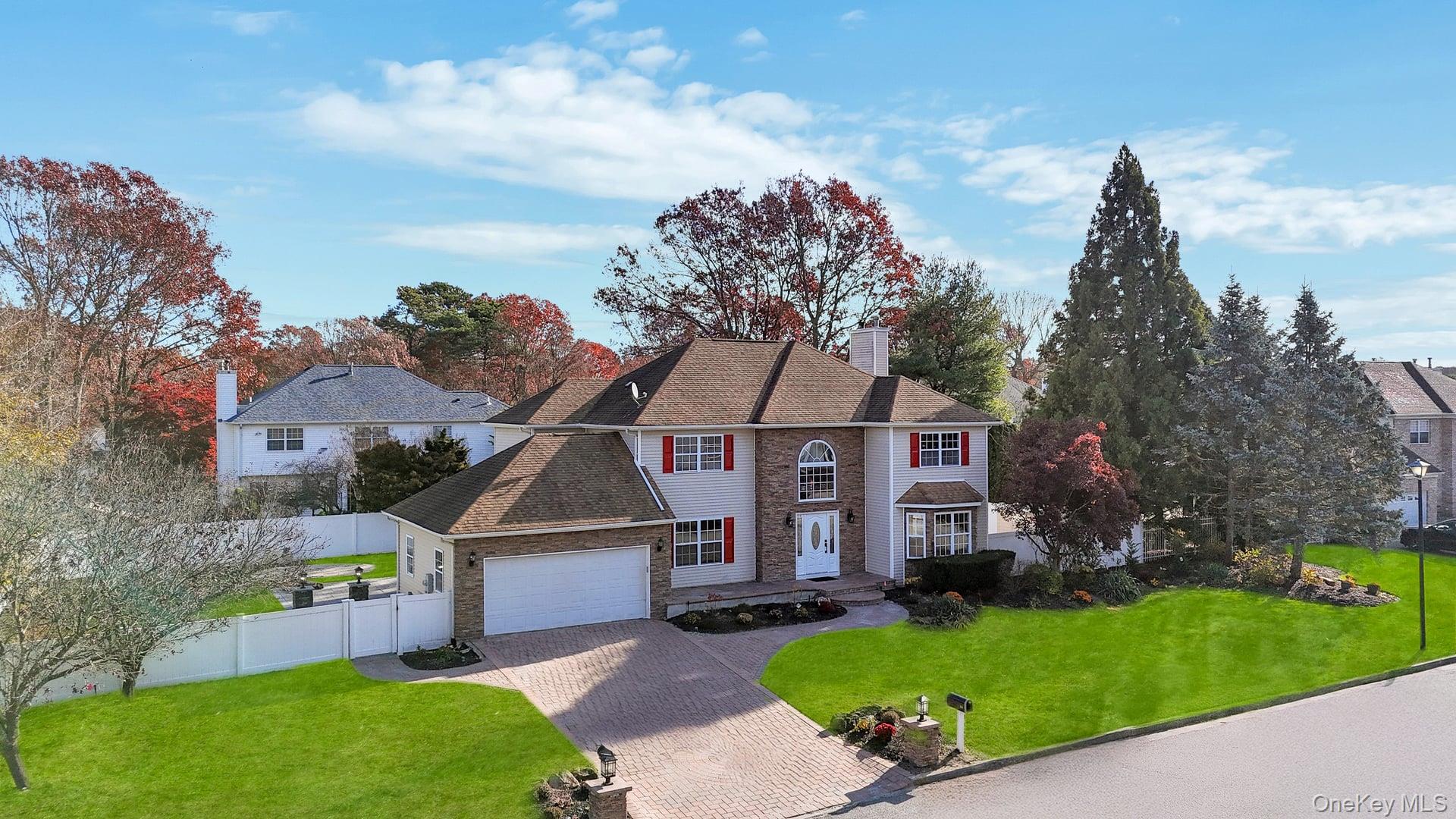 front view of house with a yard