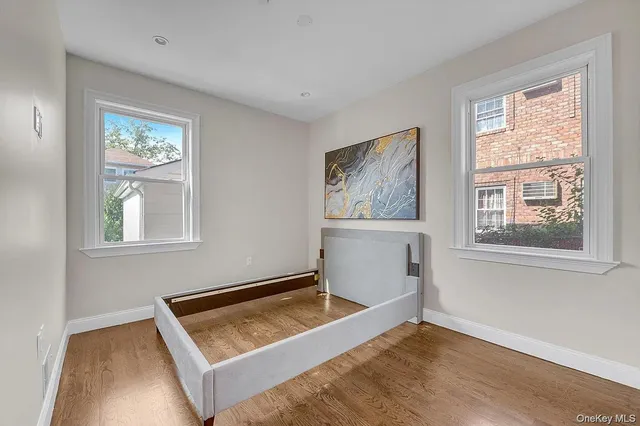 a room with chair and window