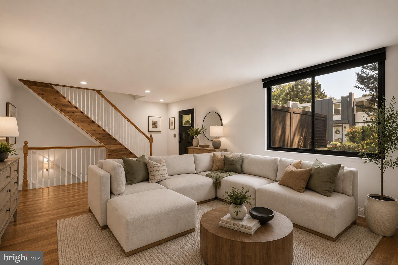 11170 Forest Edge Drive Reston, VA 20190 - Photo 7 of 40 VIRTUALLY STAGED LIVING ROOM
