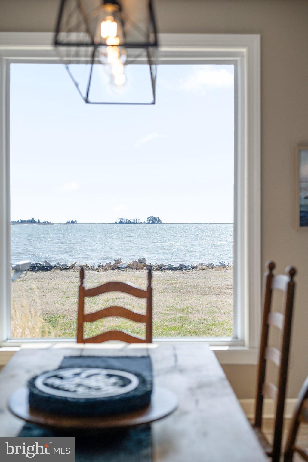 1 LaVallette Road Crisfield, MD 21817 - Photo 19 of 95 Serene waterfront view from indoors.