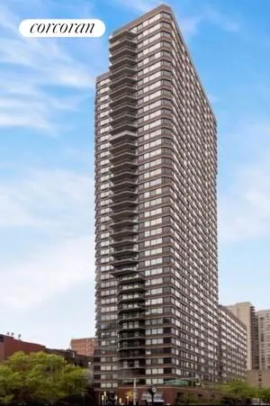 a front view of a building