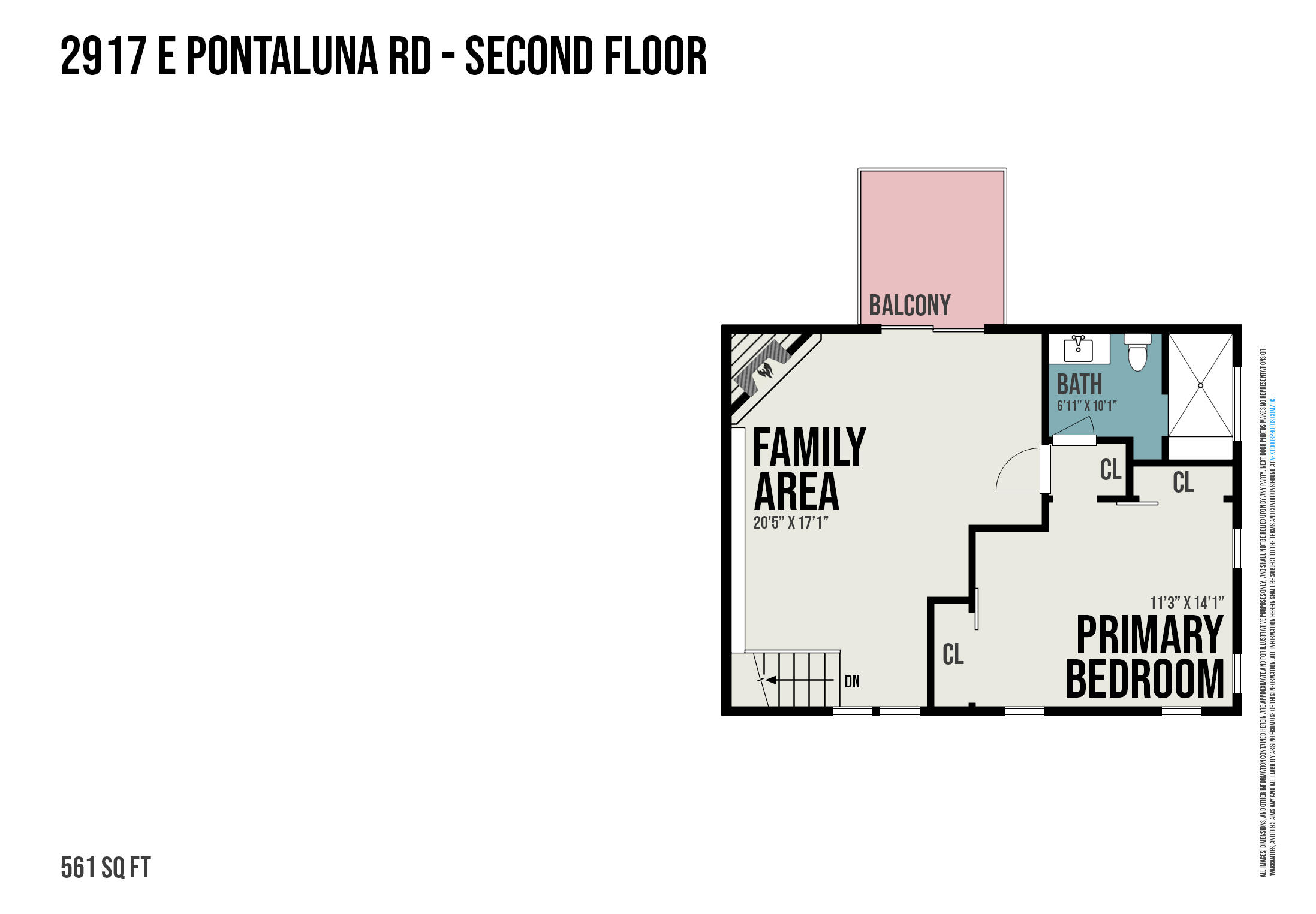 2917 East Pontaluna Road Fruitport, MI 49415 - Photo 36 of 37 Second Floor