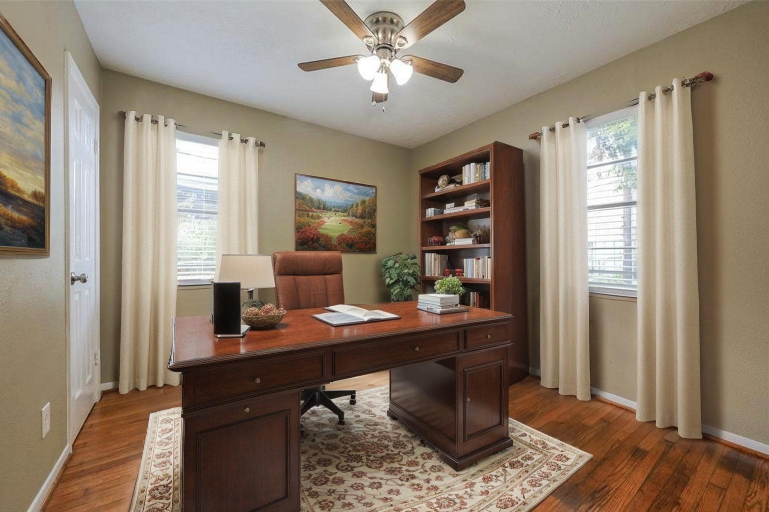 4139 Lumberdale Road Houston, TX 77092 - Photo 6 of 31 a room with a table chairs and wooden floor