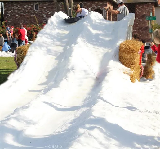 a view of swimming pool from a outdoor space