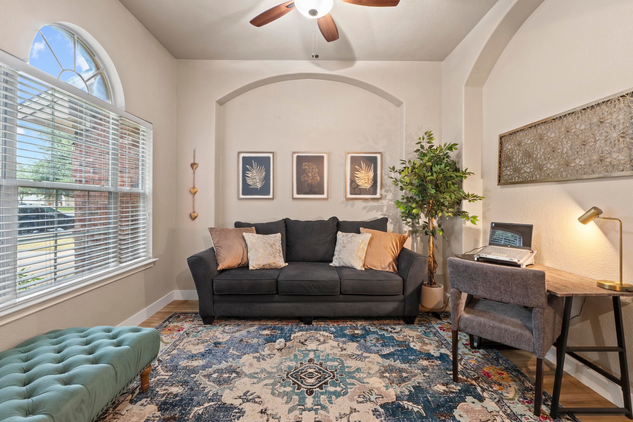 1020 Portchester Castle Path Pflugerville, TX 78660 - Photo 8 of 29 This space includes a peaceful street view, a ceiling fan, and can be used however you see fit!