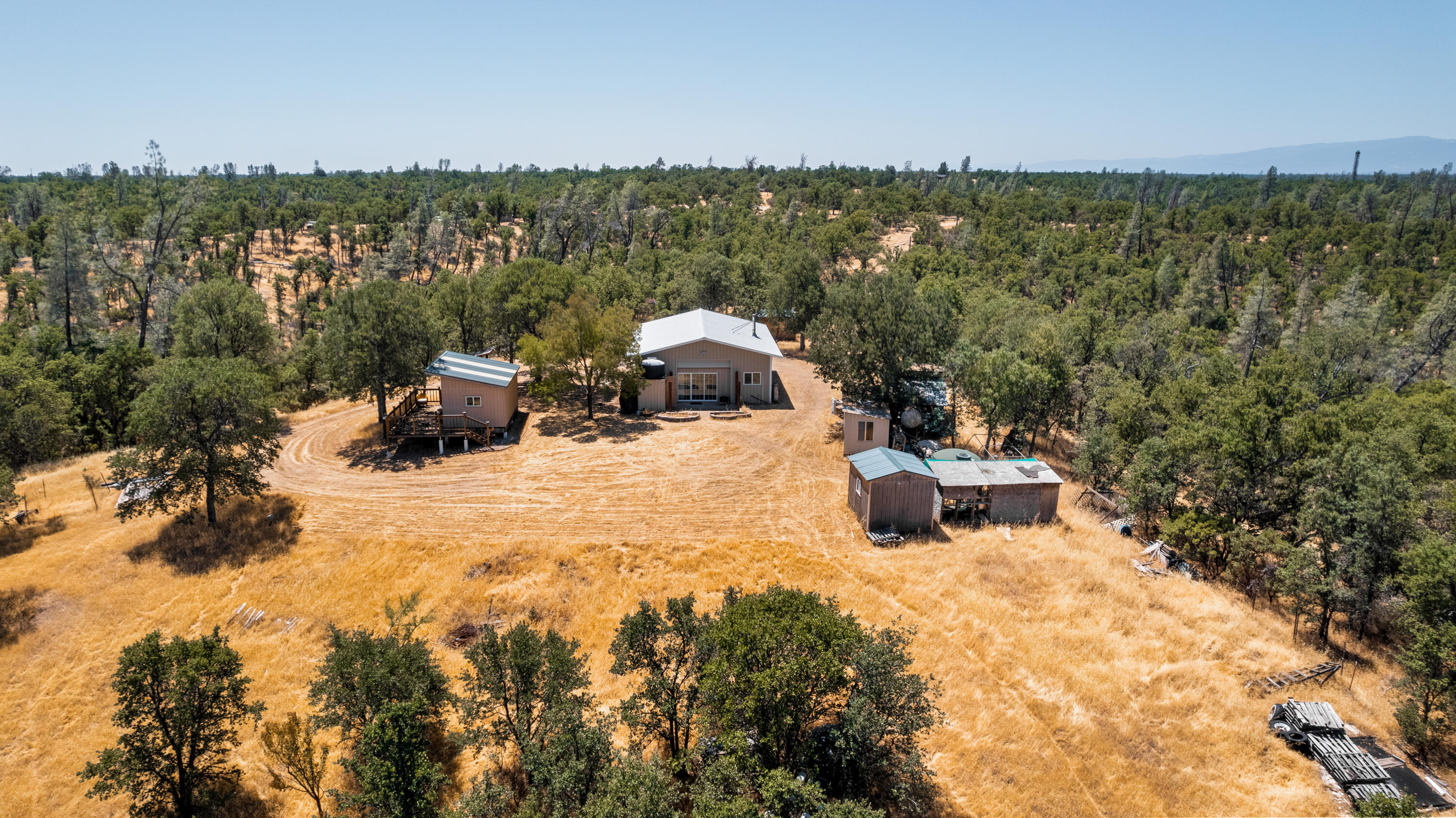 16720 Blue Oak Road Cottonwood, CA 96022 - Photo 32 of 35 a view of a terrace with outdoor seating and city view