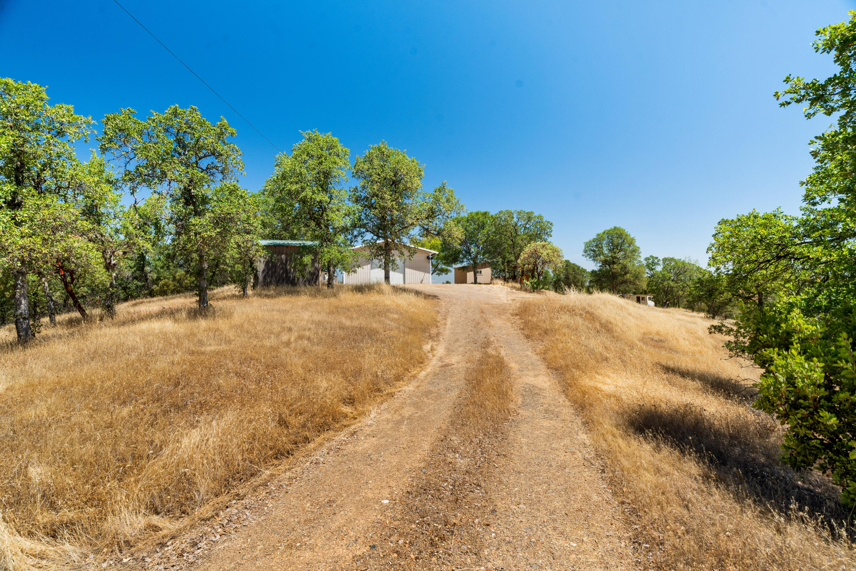 16720 Blue Oak Road Cottonwood, CA 96022 - Photo 34 of 35 a backyard of a house with lots of green space