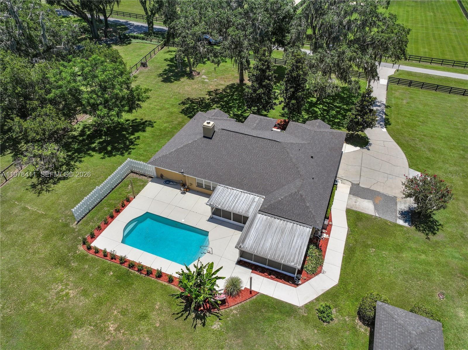 1699 Southwest 80th Street Ocala, FL 34476 - Photo 47 of 47 an aerial view of a house