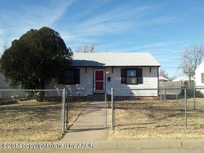 4604 Cline Road Amarillo, TX 79110 - Photo 1 of 7 a view of a house with backyard