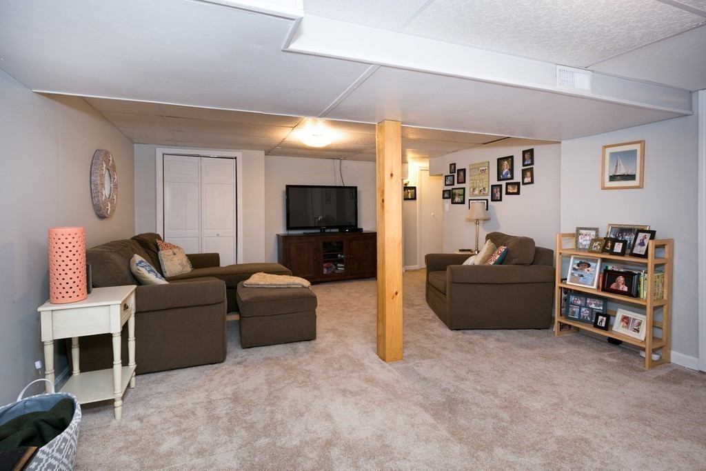 10 Wamsutta Road Scituate, MA 02066 - Photo 26 of 30 a living room with furniture and a flat screen tv