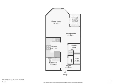 $379,000 | 2530 15th Avenue West, Unit 603, Seattle, WA 98119