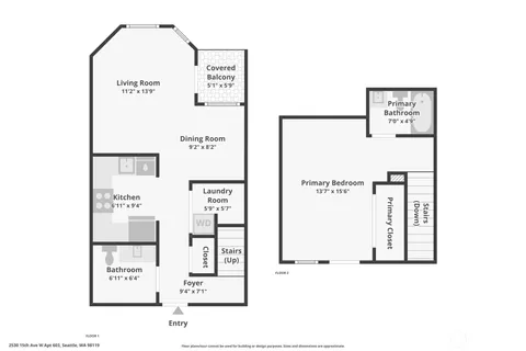 $379,000 | 2530 15th Avenue West, Unit 603, Seattle, WA 98119