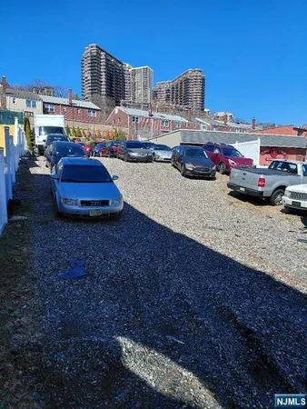 a car parked in front of a house