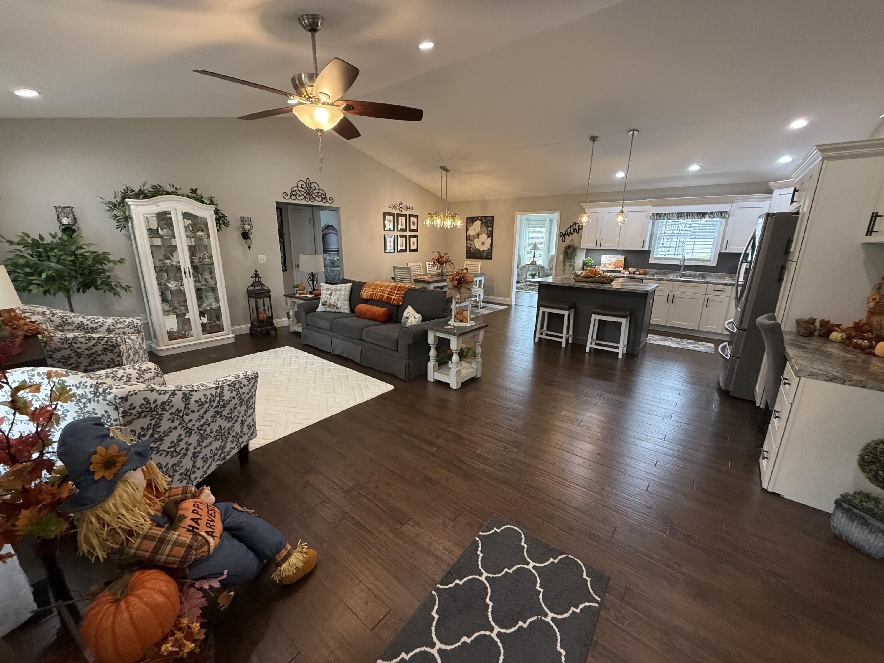 2409 Rooks Branch Road Keavy, KY 40737 - Photo 11 of 39 Great room living and kitchen and dining area