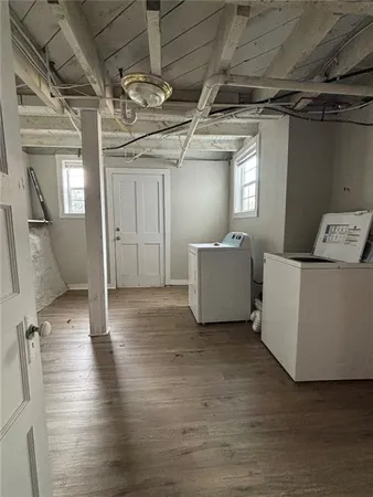 a view of a storage & utility room