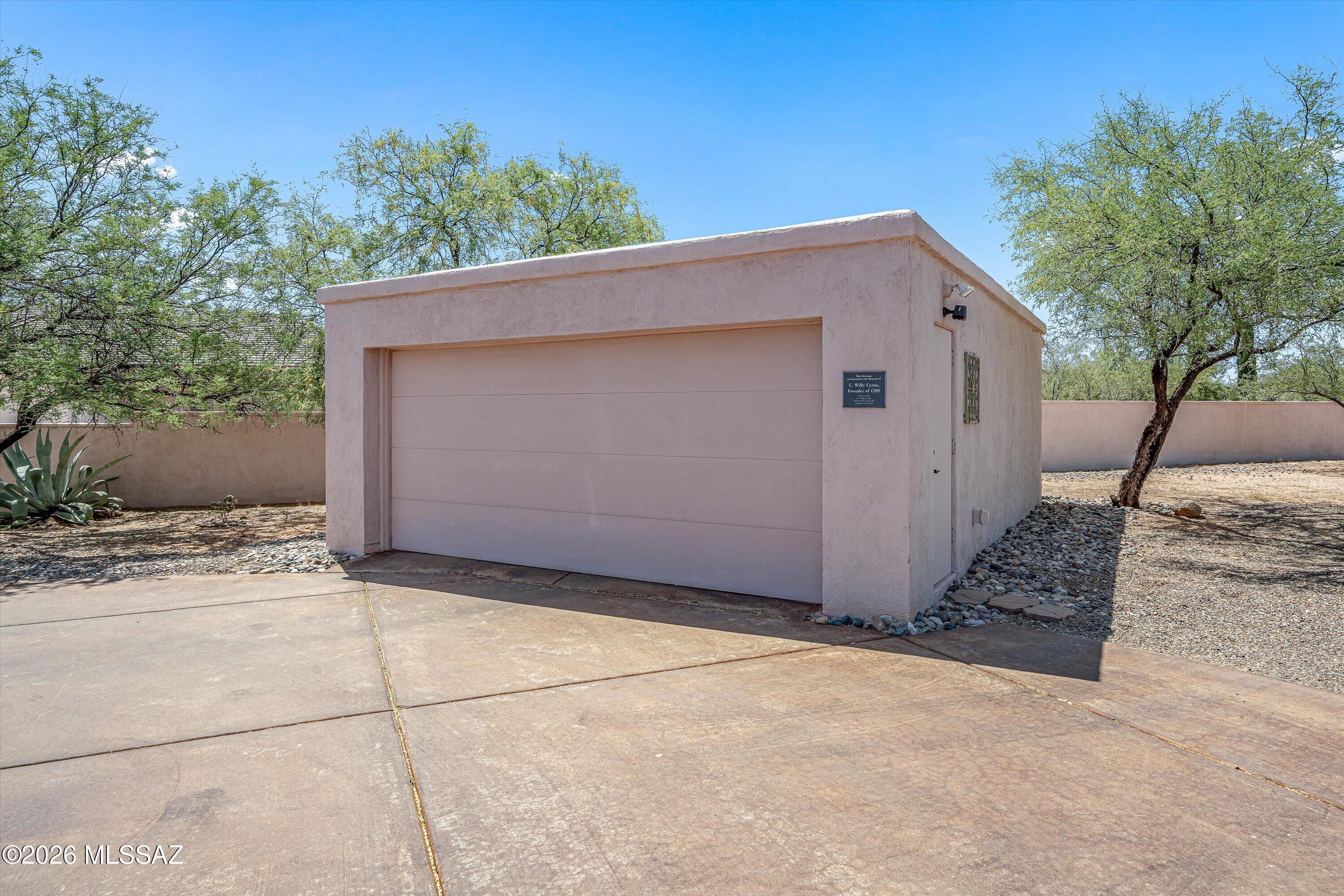 4677 East Rail N Road Tucson, AZ 85739 - Photo 47 of 48 2 stall detached garage with RV/extra parking area available