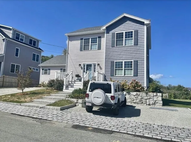 a house view with a outdoor space